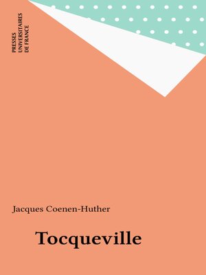 cover image of Tocqueville